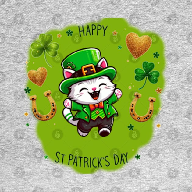 Grab this funny St Patricks Day Beautiful shot for you cat lovers by NOSTALGIA1'